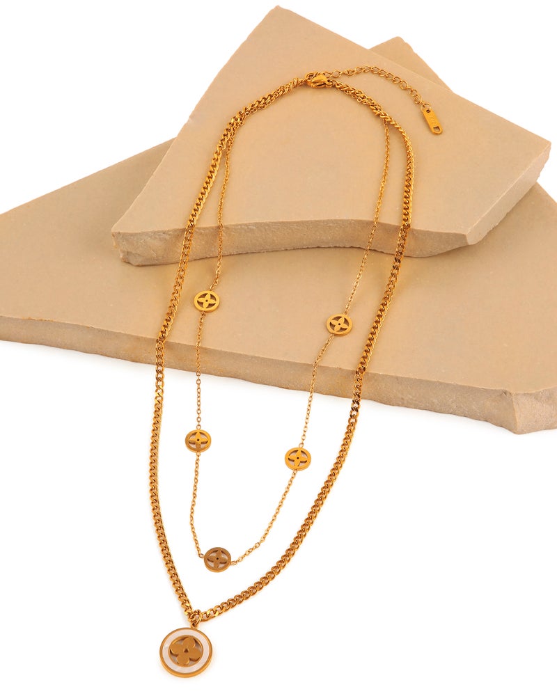 TAAHIRA Angela Layered Necklace - Image 2